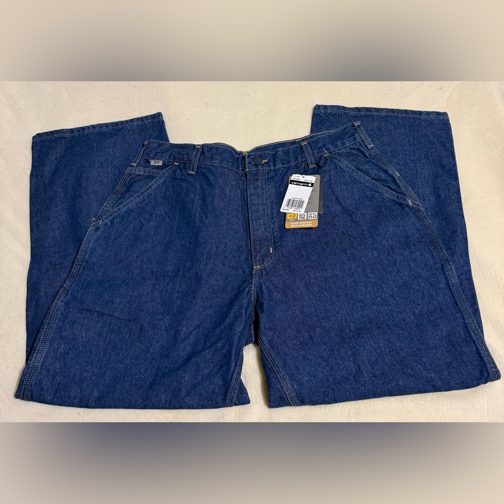 Men’s Carhartt Flame Resistant Denim Work Pants